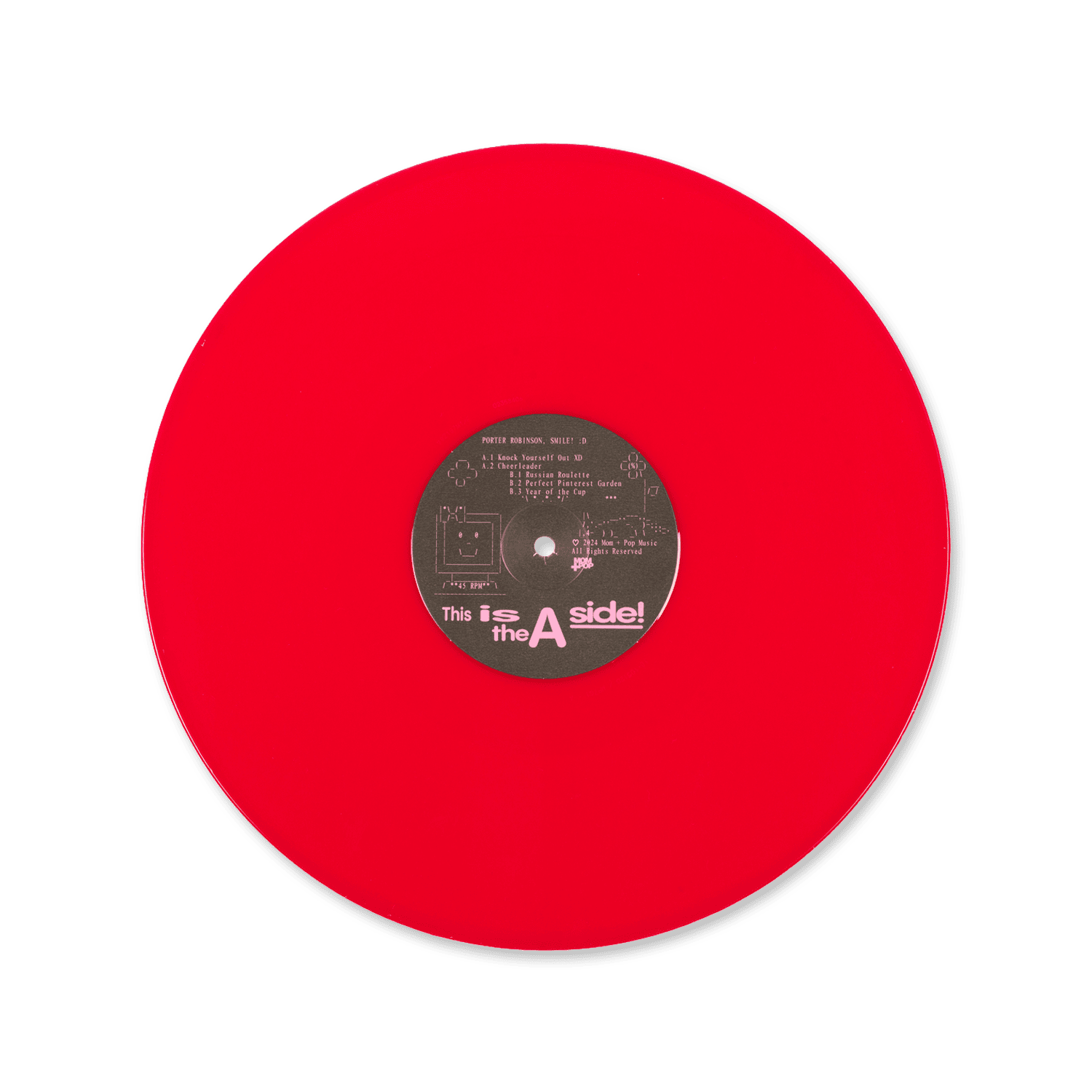 porter robinson SMILE! :D 2LP (apple red variant)