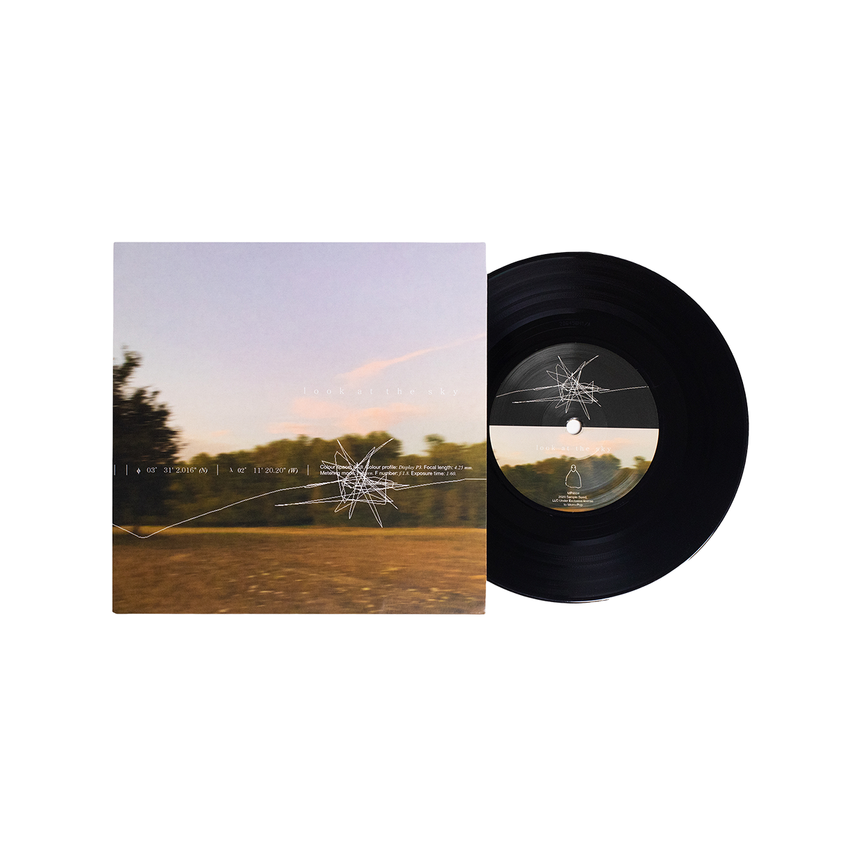 look at the sky 7" vinyl - alternative artwork cover #1