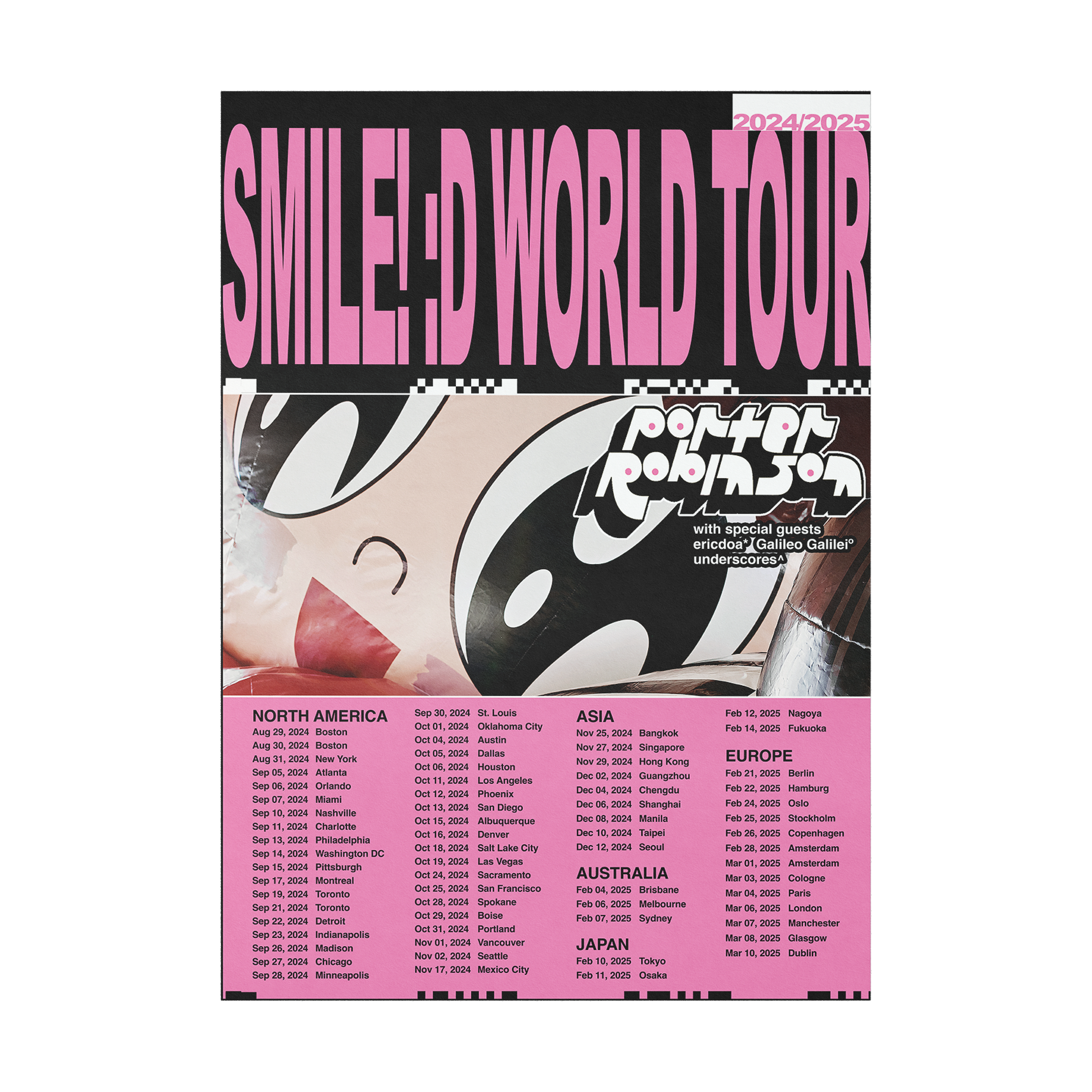 smile tour poster