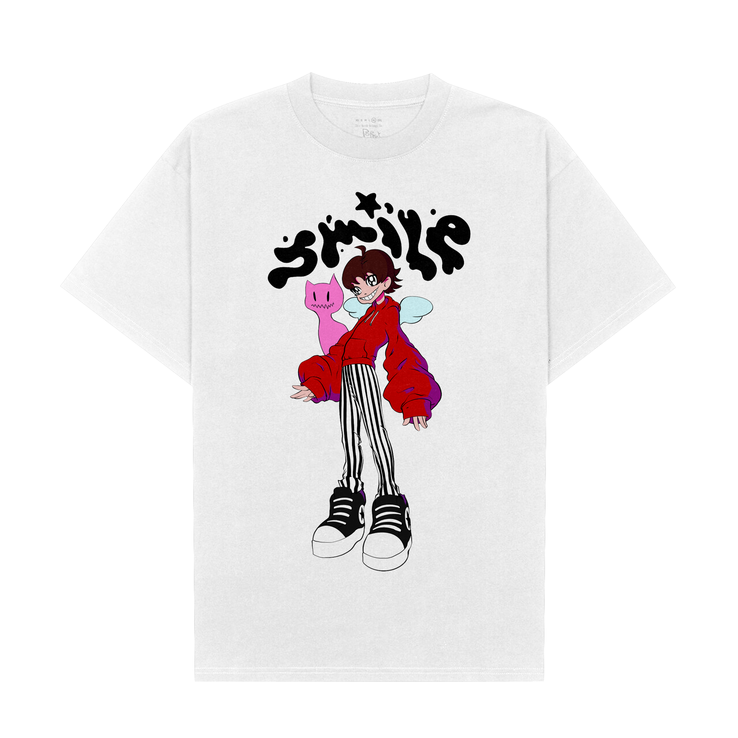 character tee - white