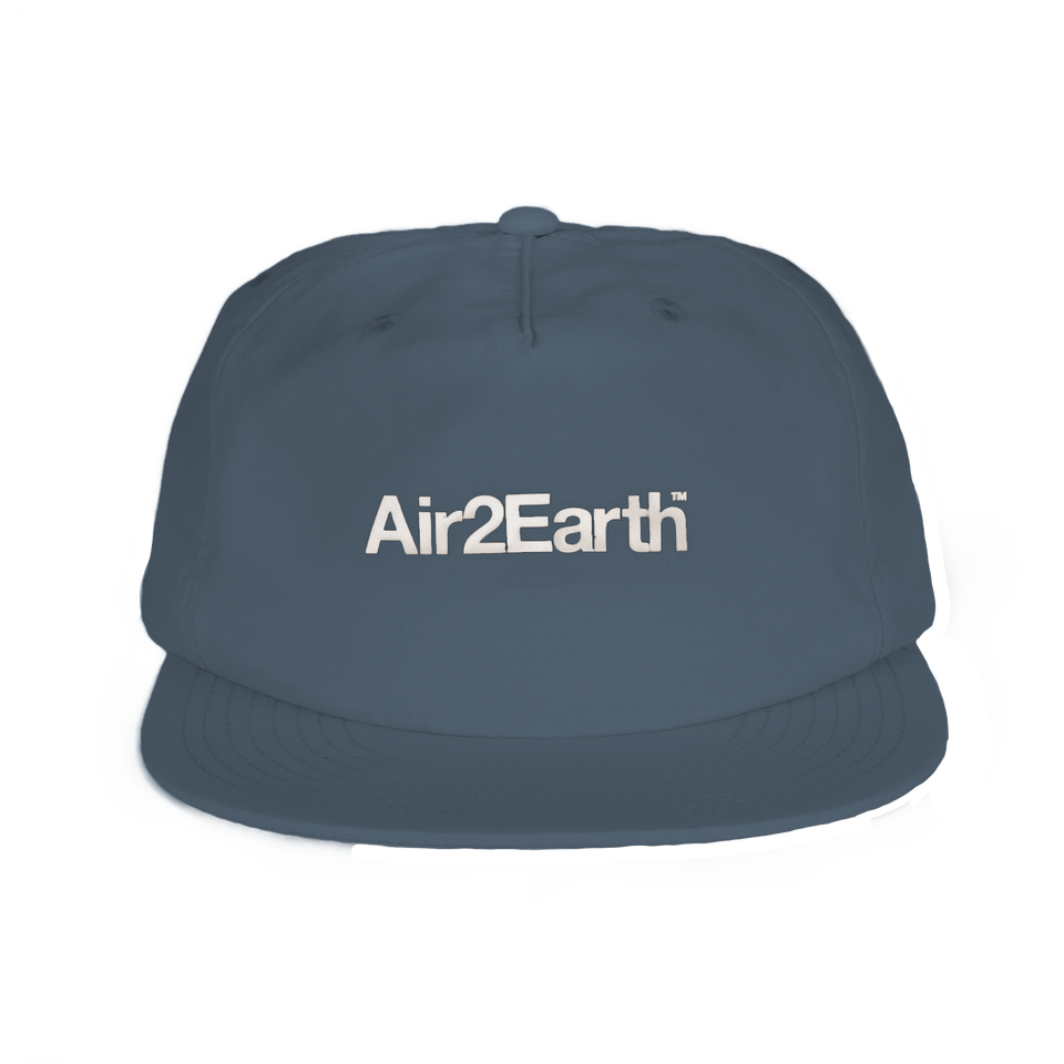 air2earth logo cap (slate blue)